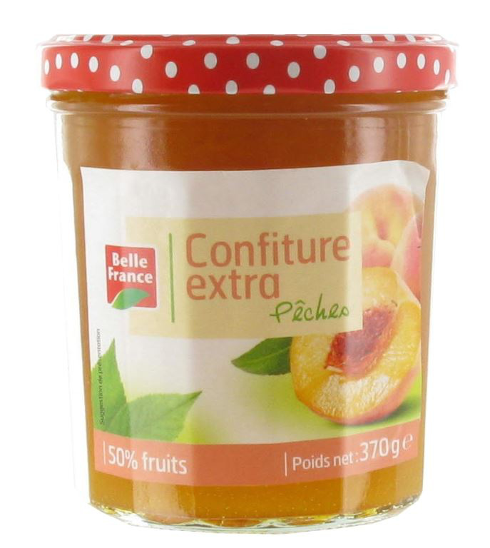 Confiture pêche