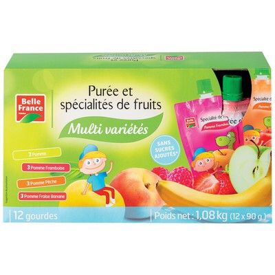 Belle France Purée et mix fruits