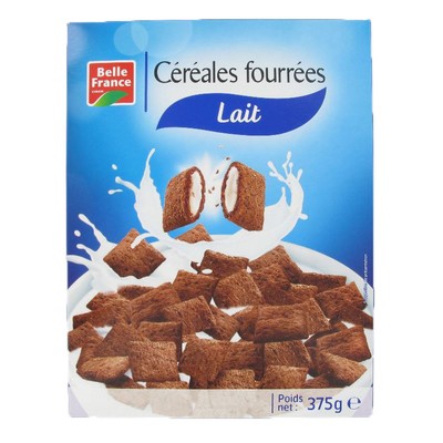 Belle France Céréales fourrées Lait