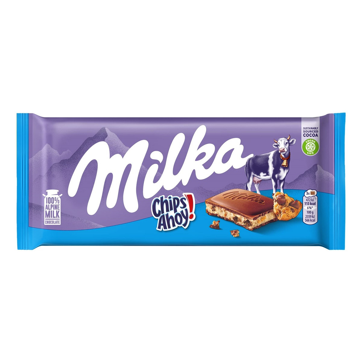 Milka Chips Ahoy chocolat au lait & éclats de cookie