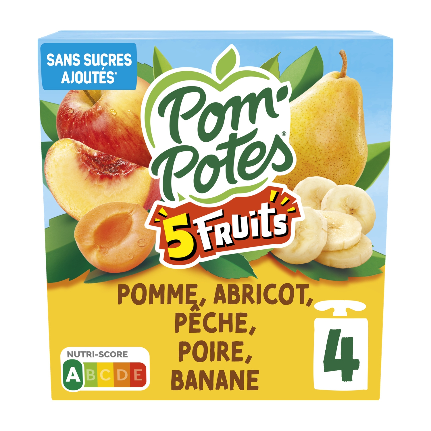 Pom'pote Bio pomme poire vanille